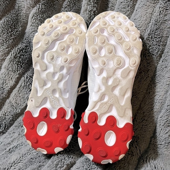 Nike Men’s React Element 55 White & Red - Picture 4 of 9